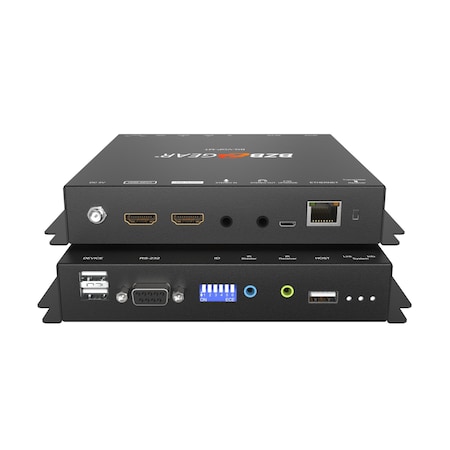 Bzbgear 4K UHD HDMI 2.0 over IP Multicast Transceiver with Video Wall, KVM & PoE support BG-VOP-MT